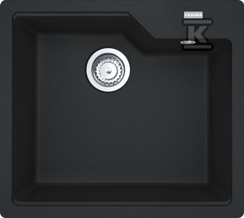 Zlewozmywak wbudowywany Fragranit+ Urban UBG 610-56 Onyx 114.0687.256 - obrazek 1