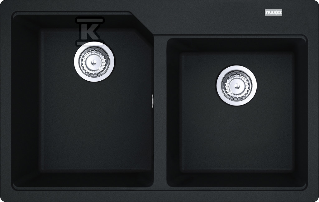Zlewozmywak wbudowywany Fragranit+ Urban UBG 620-78 Onyx 114.0687.308 - obrazek 1