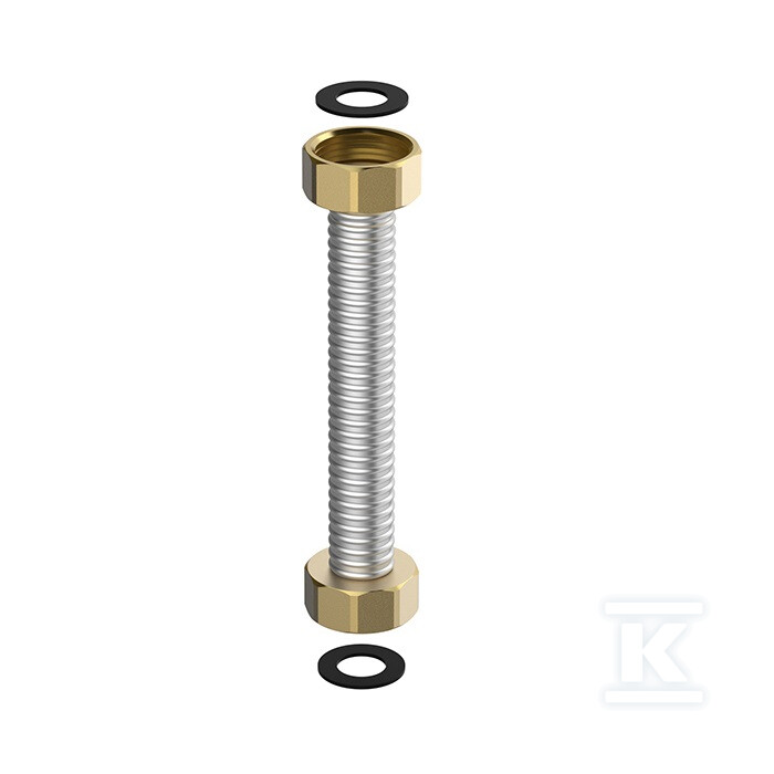 Zestaw elastycznych przyłączy Flex-Fix 2 x 1 1/2" gw 500 mm bez izolacji? M46150.50 - obrazek 1
