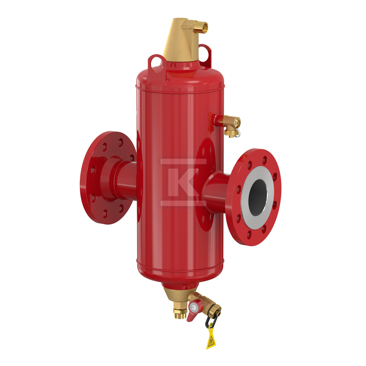 Separator powietrza i zanieczyszczeń kolnierzowy Flamcovent Clean Smart 150F 16 bar 31079 - obrazek 1