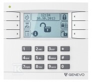 Manipulator graficzny LCD „GENEVO” PRIMA LCD WH-WH do centrali PRiMA 16 biała obudowa, biały wyświetlacz C63C231