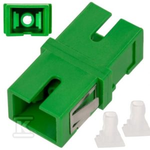 Adapter światłowodowy SC/APC, SM Simplex, bez kołnierza 27192 Adapter światłowodowy SC/APC, SM Simplex, bez kołnierza 27192