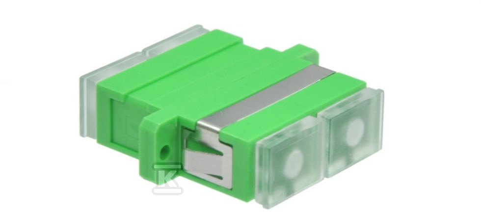 Adapter światłowodowy SC/APC, SM Duplex 24766 - obrazek 1