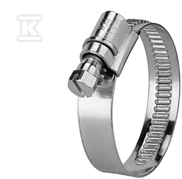 Opaska zaciskowa ślimakowa skręcana 130-150 mm, szerokość 9 mm, stal W2 158/130-150/W2