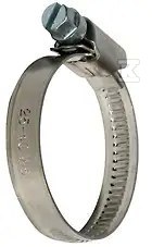 Opaska zaciskowa ślimakowa skręcana 80-100 mm, szerokość 9 mm, stal kwasoodporna W5 158/80-100/ES - obrazek 1