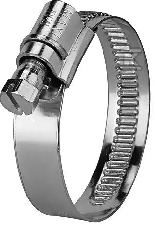 Opaska zaciskowa ślimakowa skręcana 217-252 mm, szerokość 20 mm, stal W1 159 L - obrazek 1