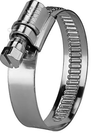 Opaska zaciskowa ślimakowa skręcana 242-277 mm, szerokość 20 mm, stal W1 159 M - obrazek 1
