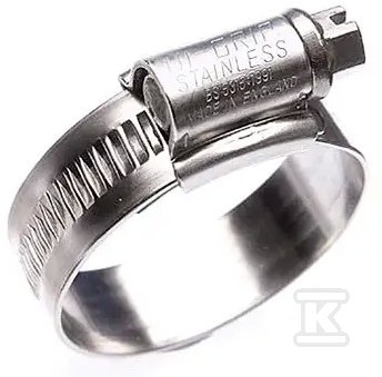 Opaska zaciskowa ślimakowa skręcana HI-GRIP 11-16 mm, stal nierdzewna W4 HI-GRIP E 11-16 - obrazek 1