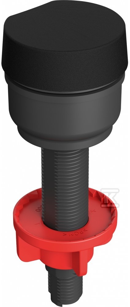 Pokrętło korka automatycznego do modeli z odpływem Color Line Czarny mat do zlewozmywaków Fragranit 112.0657.383 - obrazek 1