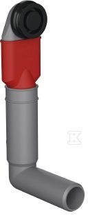 Przelew ukryty Color Line okrągły Czarny mat do zlewozmywaków Fragranit 112.0657.945 - obrazek 1