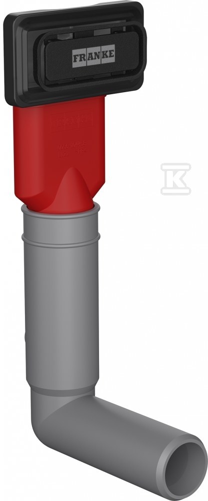 Przelew ukryty Color Line prostokątny Czarny mat do zlewozmywaków Fragranit 112.0657.273 - obrazek 1