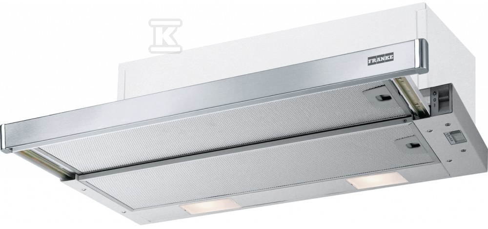Okap szufladowy Telescopic LEDFTC 632L GR/XS Stal szlachetna / szary 315.0547.796 - obrazek 1