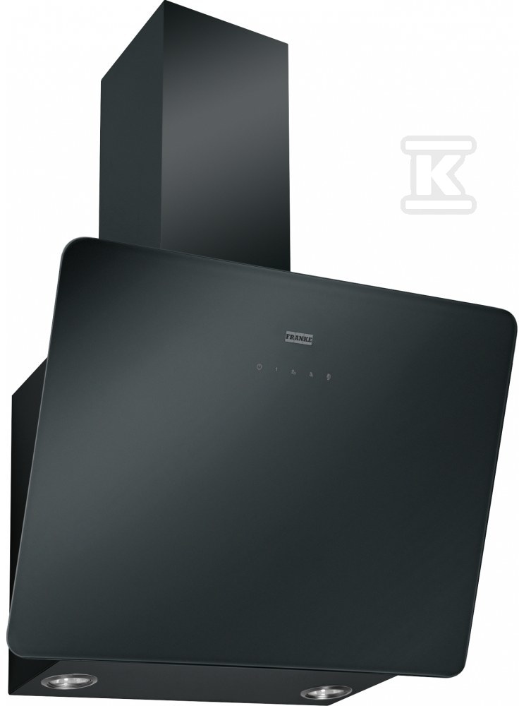 Okap ścienny Evo FPJ 615 V BK A Czarne szkło 110.0361.890 - obrazek 1