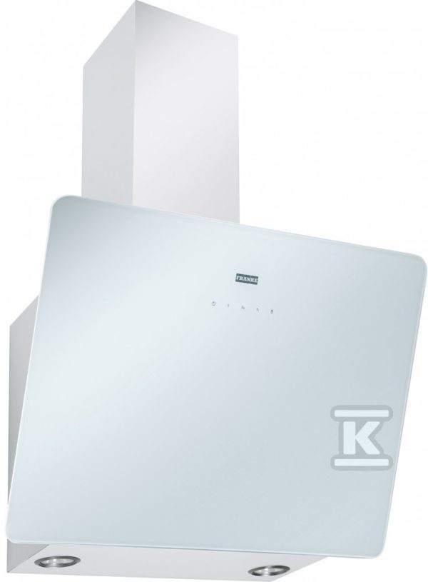 Okap ścienny Evo FPJ 615 V WH A Białe szkło 110.0361.903