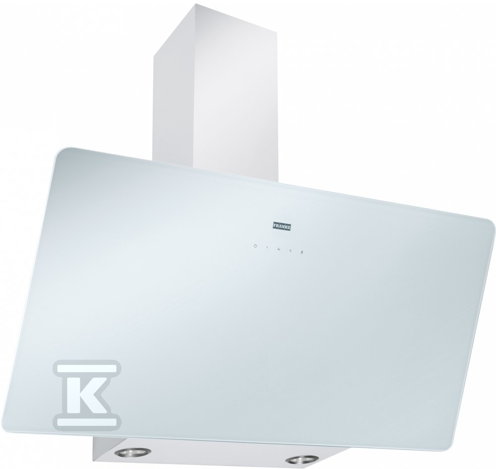 Okap ścienny Evo FPJ 915 V WH A Białe szkło 110.0361.907 - obrazek 1