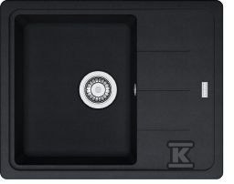 Zlewozmywak wbudowywany Fragranit+ Basis BFG 611-62 Onyx 114.0676.303 - obrazek 1