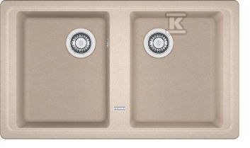 Zlewozmywak wbudowywany Fragranit+ Basis BFG 620-34-34 Beżowy 114.0676.266 - obrazek 1