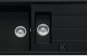 Zlewozmywak wbudowywany Fragranit+ Basis BFG 651-97 Czarny mat 114.0676.277 Zlewozmywak wbudowywany Fragranit+ Basis BFG 651-97 Czarny mat 114.0676.277