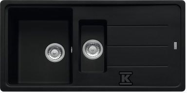 Zlewozmywak wbudowywany Fragranit+ Basis BFG 651-97 Czarny mat 114.0676.277 - obrazek 1