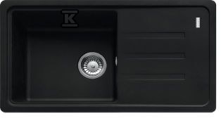 Zlewozmywak wbudowywany Fragranit+ Bliss BSG 611-78 Czarny mat 114.0676.312 - obrazek 1