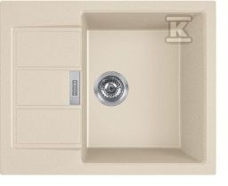 Zlewozmywak wbudowywany Tectonite® Sirius S2D 611-62 Beżowy 143.0671.559 - obrazek 1