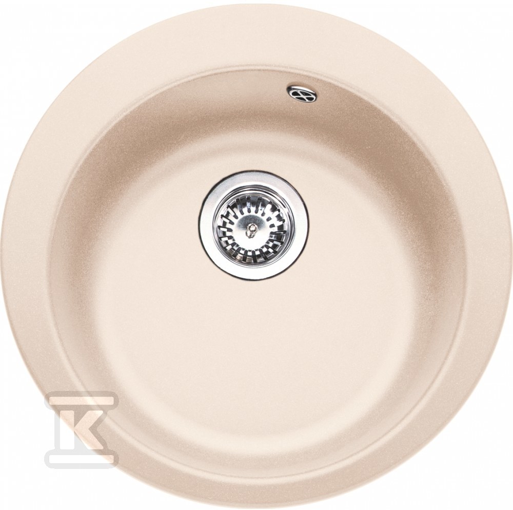 Zlewozmywak wbudowywany Tectonite® Solo SOD 610-50 Beżowy 143.0676.466 - obrazek 1