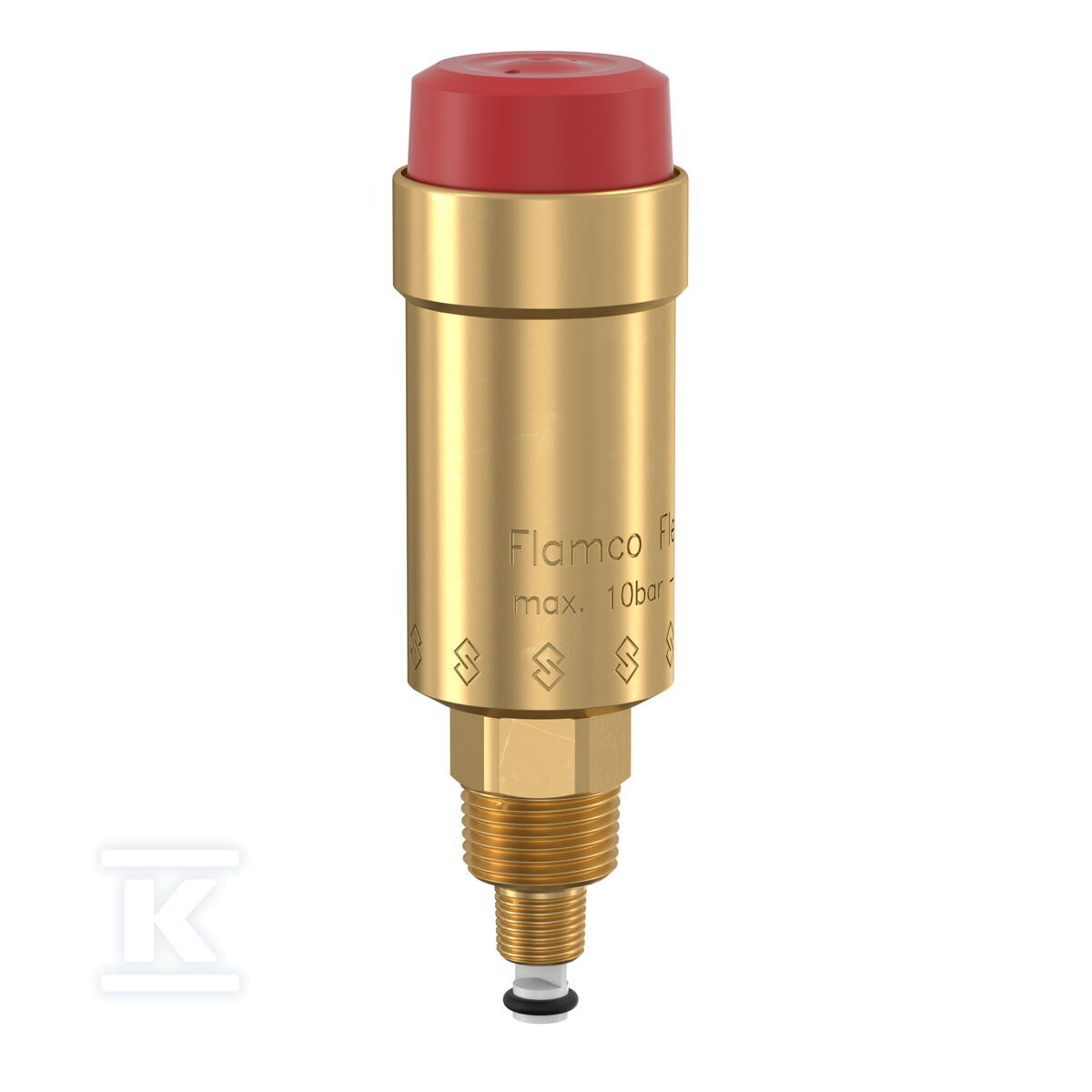 Odpowietrznik automatyczny Flexvent 1/8"-3/8" prosty 27780 - obrazek 1