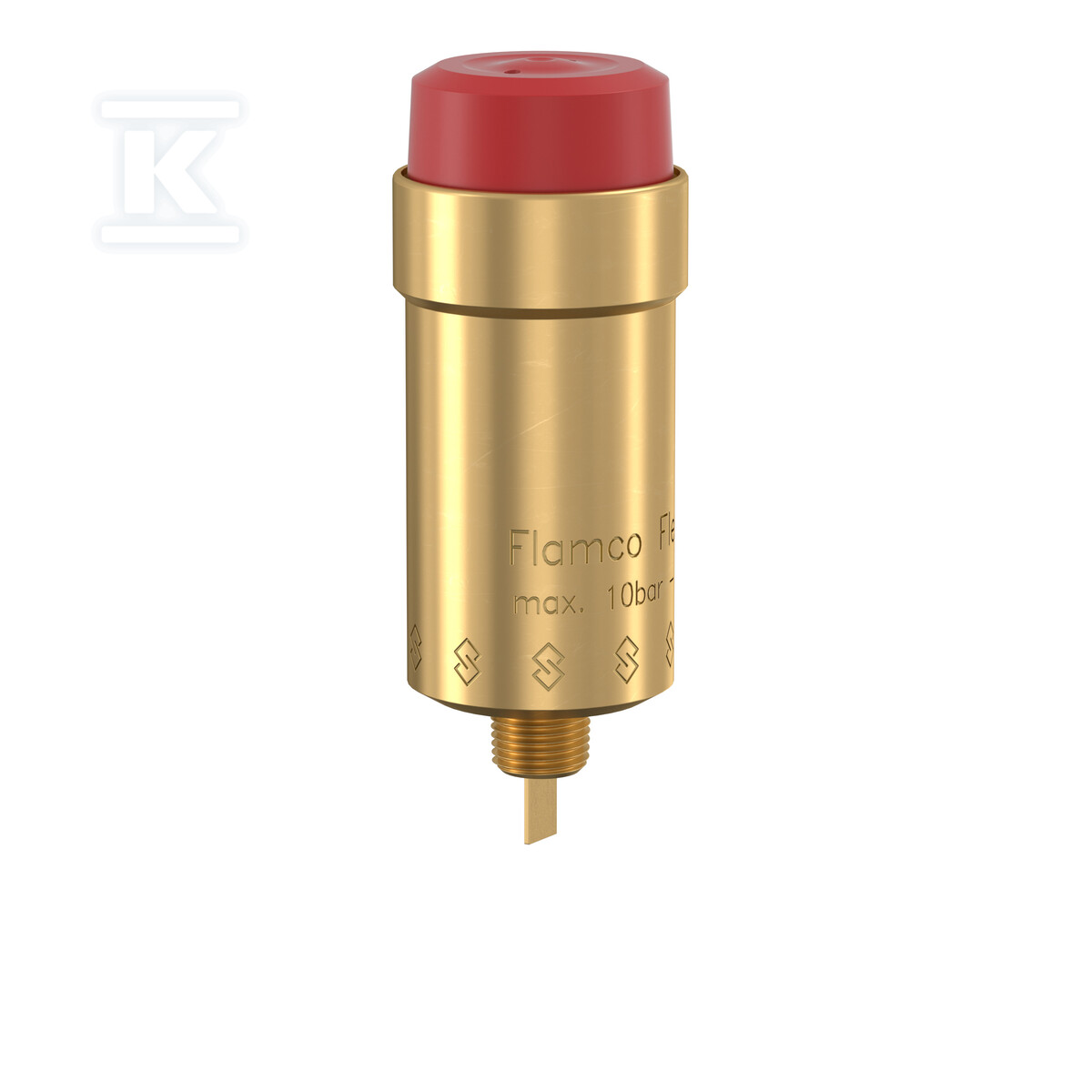 Odpowietrznik automatyczny Flexvent 1/8" prosty 27775 - obrazek 1
