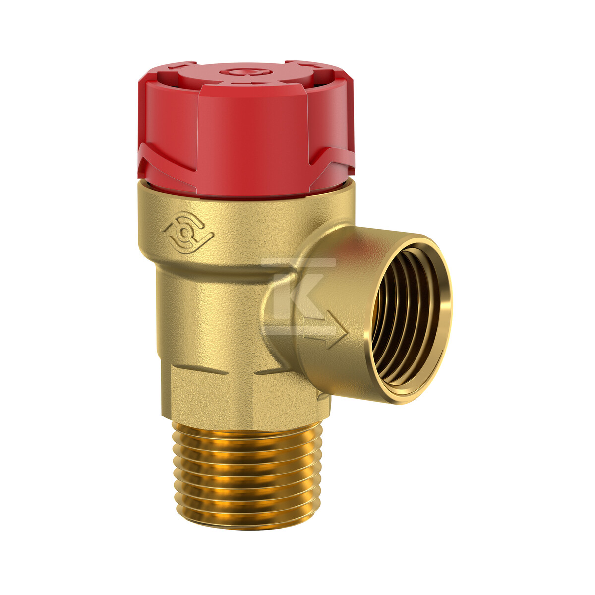 Zawór bezpieczeństwa Flopress 1/2" M x 1/2" 3,0 bar? 27015 - obrazek 1