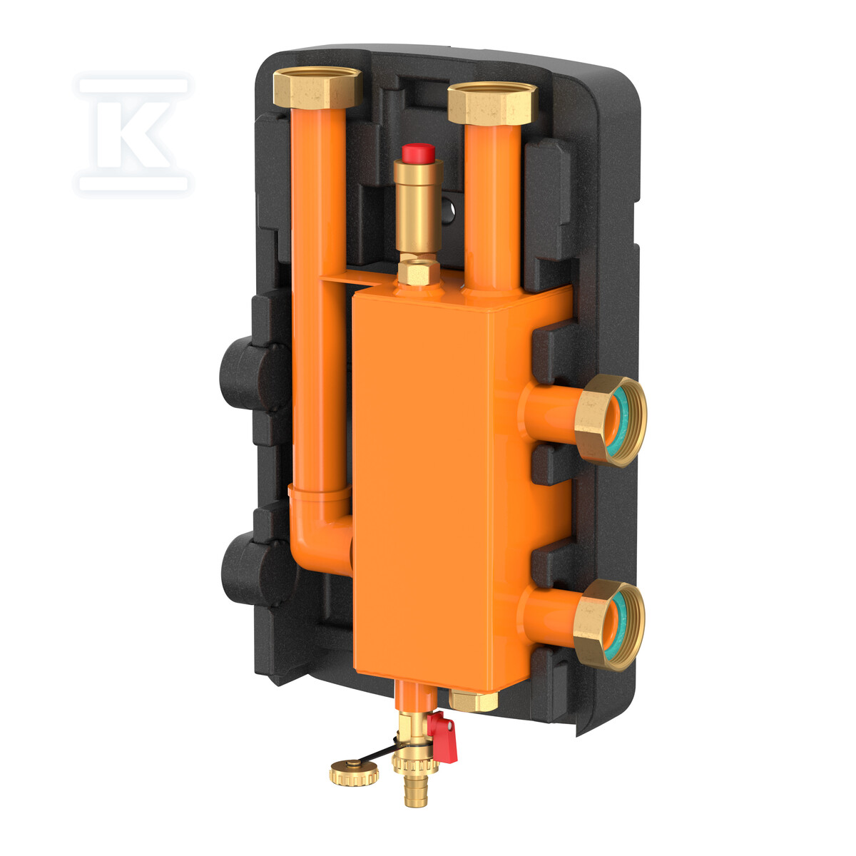Wartownik Meiflow Top S BG ze zwrotnicą hydrauliczną DN25 z wkładem magnetycznym M66393.22 - obrazek 1
