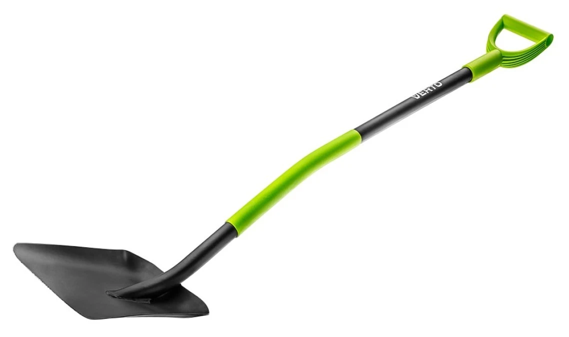 Łopata, metalowy trzonek, plastikowy uchwyt