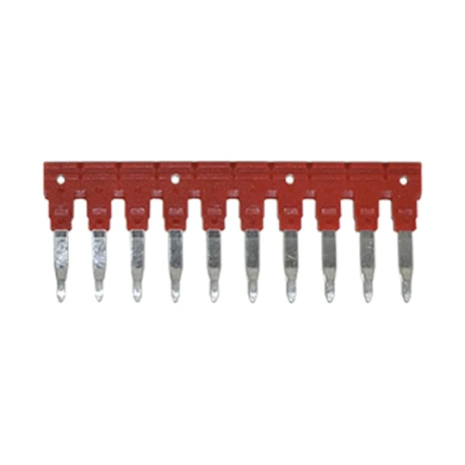 Mostek grzebieniowy OPK 6mm2 czerwony 10 polowy, T0‑1948‑1060129 - obrazek 1
