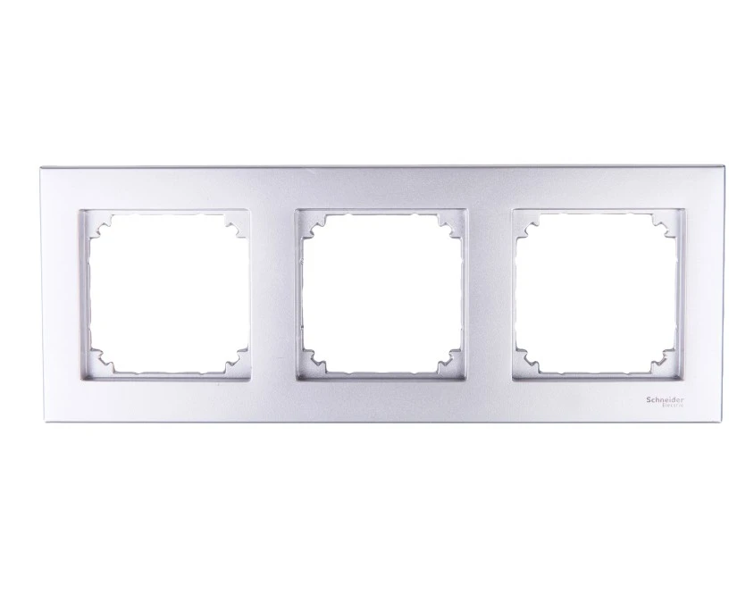 Merten M‑Plan Ramka potrójna aluminium MTN486360 - obrazek 1