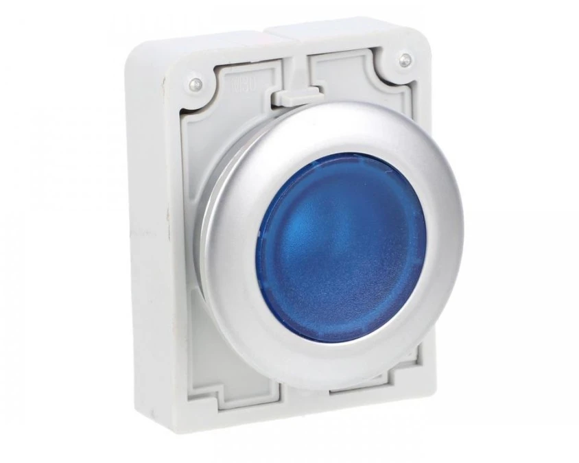 Napęd przycisku 30mm płaski niebieski z podświetleniam z samopowrotem M30C‑FDL‑B 182940 - obrazek 1