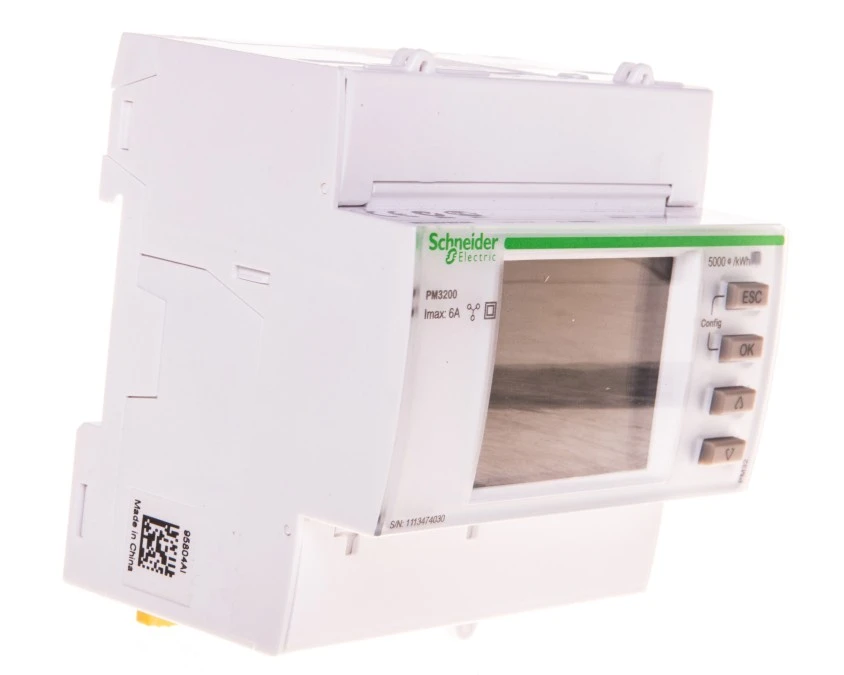 Miernik cyfrowy wielofunkcyjny (U, I, P, Q, f, PF) 5/1A przekładnik 100‑480V AC modułowy PM3200 METSEPM3200 - obrazek 2