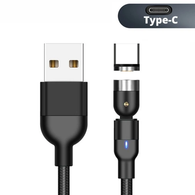 MCE474 Magnetyczny kabel USB z adapterem USB typu C 1 m - obrazek 2