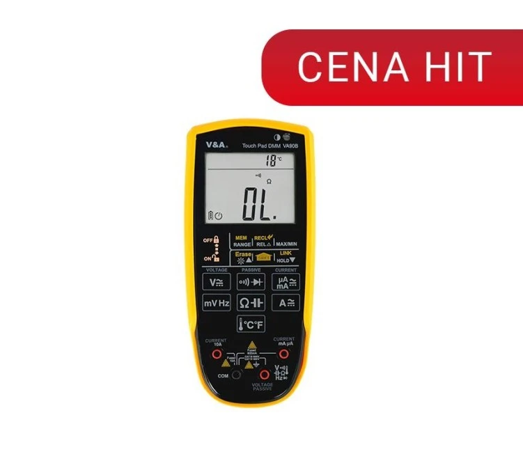 Multimetr z panelem dotykowym funkcja Auto Scan ( SMART) IP67 10A 1kV AC/DC VA90B - obrazek 1