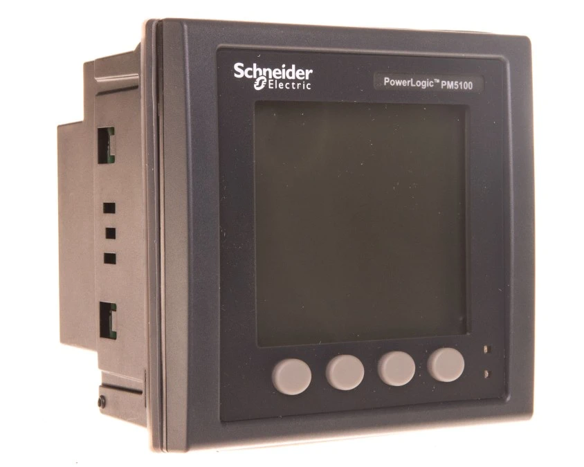 Miernik parametrów sieci (U, I, P, Q, f, PF, E) 5/1A przekładnik 100‑415V AC Modbus MID tablicowy 96x96mm METSEPM5111 - obrazek 1