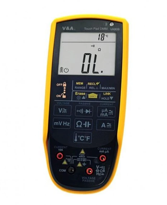 Multimetr z panelem dotykowym funkcja Auto Scan ( SMART) IP67 10A 1kV AC/DC VA90B - obrazek 2