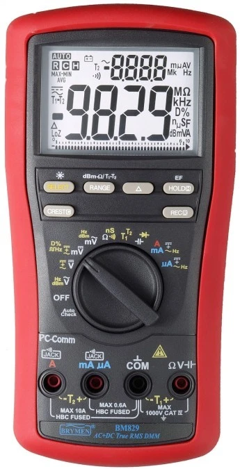 Multimetr profesjonalny True RMS Brymen BM829s - obrazek 2