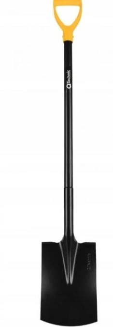 Łopata prosta szpadel 115cm metalowy trzonek do ogrodu prac budowlanych Schmith - obrazek 2