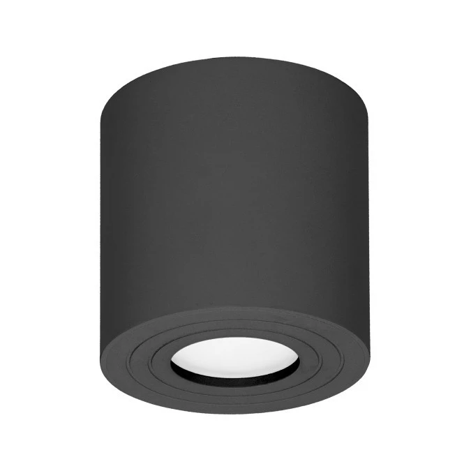 MEGY DLR GU10 downlight max 50W, IP54, okrągły, czarny, aluminium,AD‑OD‑6144BGU10