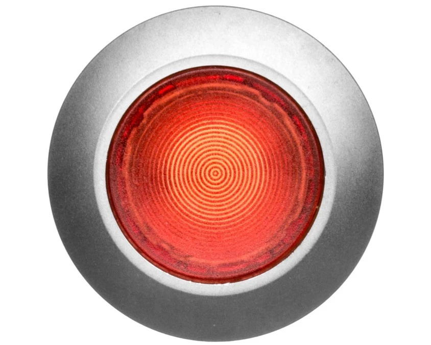 Napęd przycisku 30mm czerwony z podświetleniem bez samopowrotu metalowy matowy IP69k Sirius ACT 3SU1061‑0JA20‑0AA0 - obrazek 1