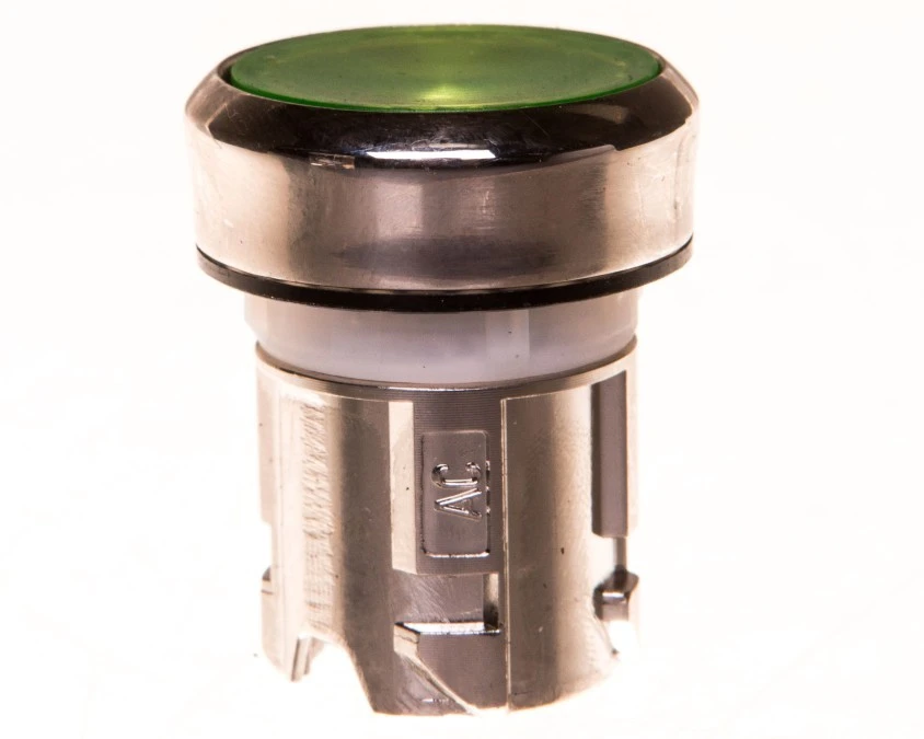 Napęd przycisku 22mm zielony z podświetleniem bez samopowrotu metalowy IP69k Sirius ACT 3SU1051‑0AA40‑0AA0 - obrazek 1