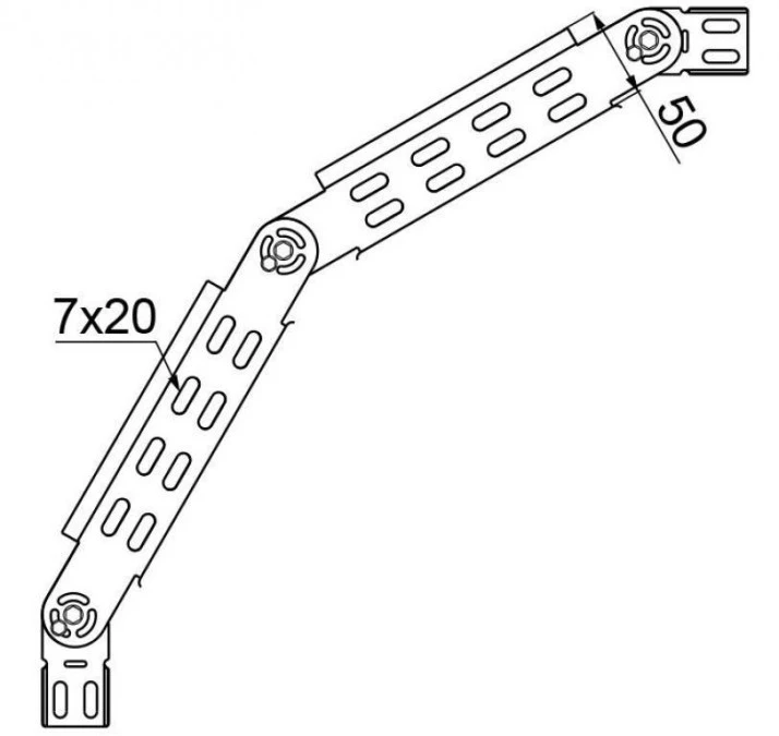 Łuk przegubowy typ LLJ150H50 157415 - obrazek 2
