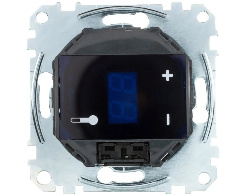 Merten Regulator temperatury uniwersalny 230V 5‑50 stopni IP20 z ekranem dotykowym MTN5775‑0000 - obrazek 1