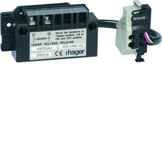 MCCB Wyzwalacz podnapięciowy zwłoczny h1600 4P 220‑240VAC HXF054H - obrazek 1