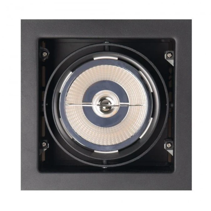 MAXLIGHT H0048 OPRAWA WPUSTOWA MATRIX I CZARNA AR111 GU10 230V - obrazek 2