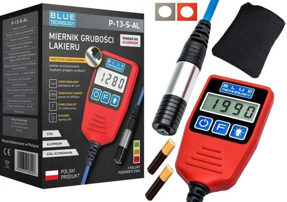 Miernik grubości lakieru Blue Technology P‑13‑S‑AL - obrazek 1