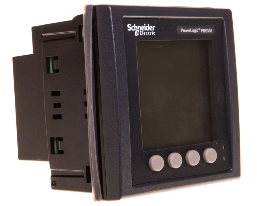 Miernik parametrów sieci (U, I, P, Q, f, PF, E) 5/1A przekładnik 100‑415V AC Modbus tablicowy 96x96mm METSEPM5310 - obrazek 1